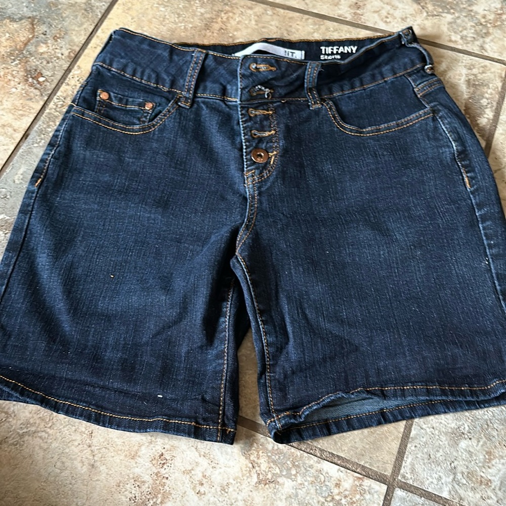 Dark Jean shorts size 6